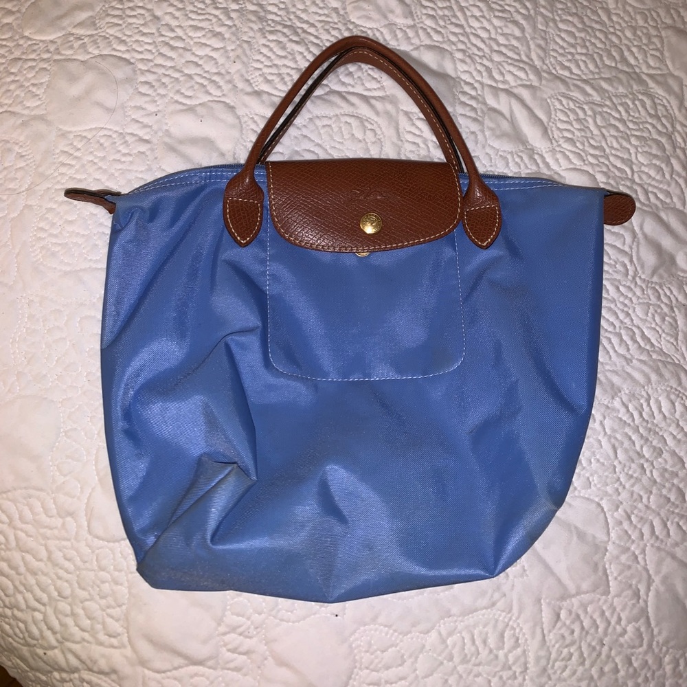 Longchamp Le Pilage Small Top Handle Nylon Handbag